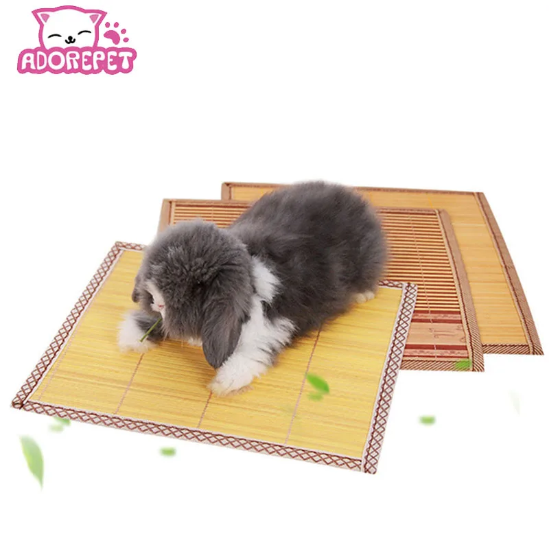 

Guinea Pig Hamster Cooling Mat Pad Accessories Bamboo Summer Small Animal Rabbit Chinchilla Hedgehog Squirrel Cool Bed House