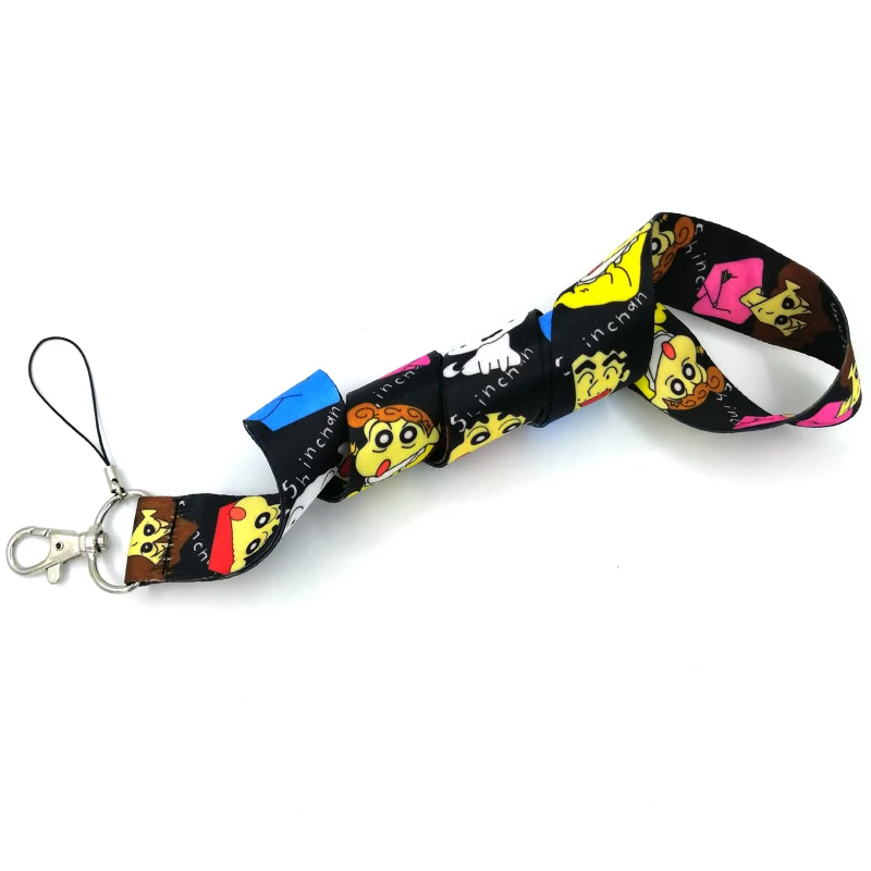 

Regooly RE35 Crayon Shin-chan Neck Strap Lanyards ID badge card holder keychain Mobile Phone Strap Gift Ribbon webbing necklaces