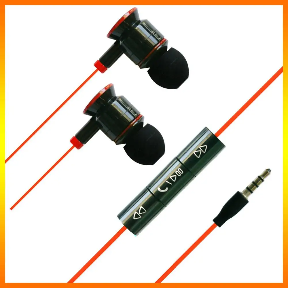Orange Top Music Headset Handsfree Earphone For Blackberry RADAR 4G