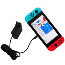 Высокое Качество Игровой Автомат зарядное устройство Шнур адаптер переменного тока Питание США ЕС правила для nintendo NXNS переключатель