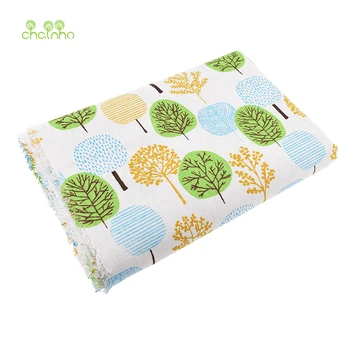 

Printed Cotton Linen Fabric For Quilting,DIY Sewing,Sofa,Curtain,Bag,Cushion,Furniture Cover Material,Forest Pattern,Half Meter