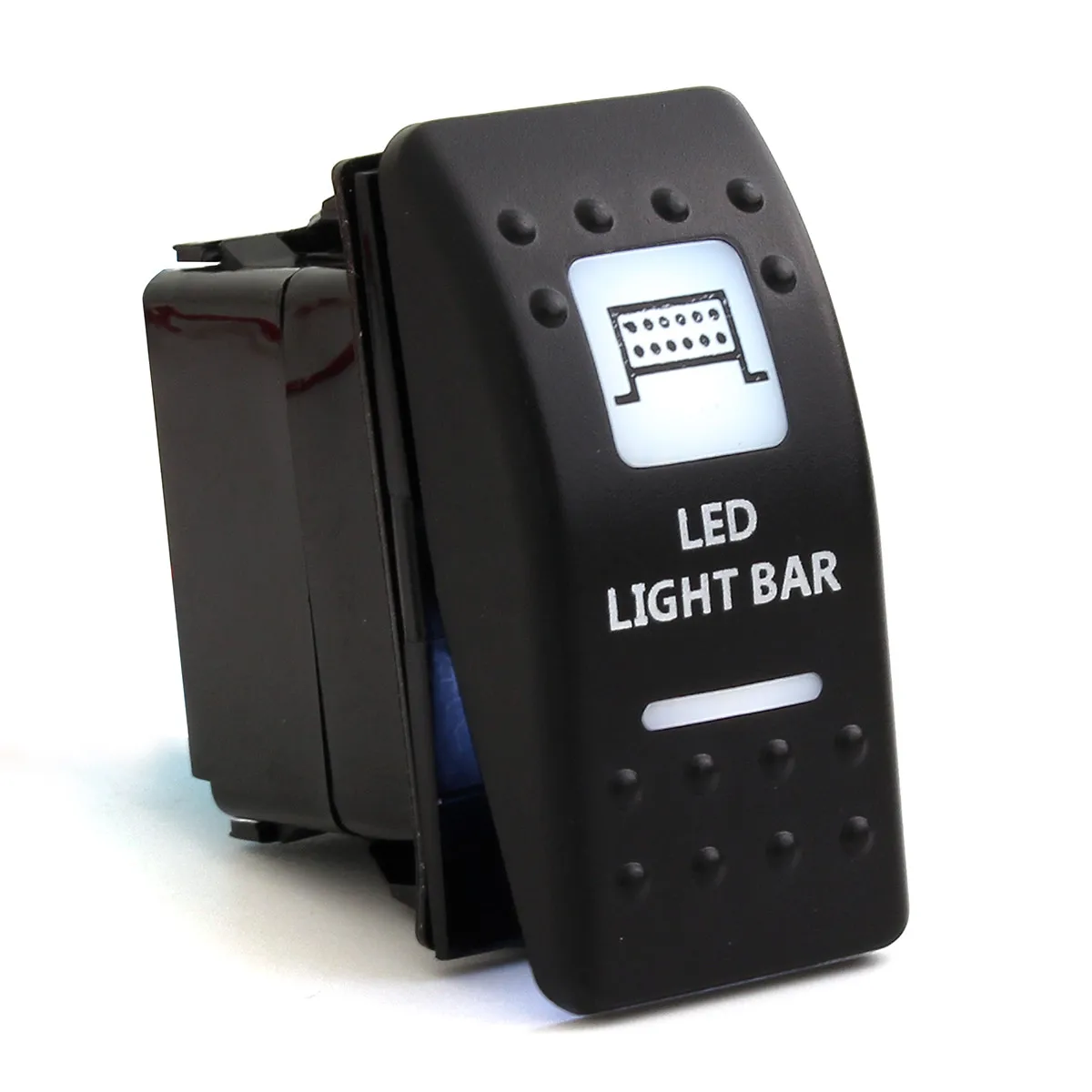 

White Led Light Bar Rocker Switch for Arctic Cat Wildcat Can Am Commander 15 16