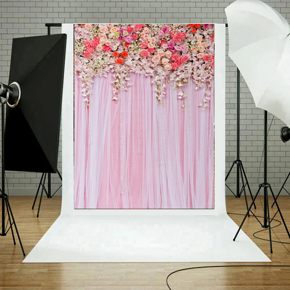 Новая мода Цветок Фотография новорожденных фон Фотофон ребенок набор для