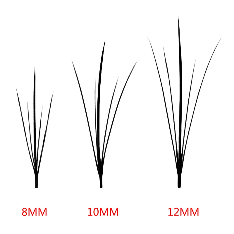 123 шт Индивидуальные натуральные накладные ресницы для макияжа 0,1 C curl 8 10 12 мм Толстые Накладные ресницы в отдельной упаковке