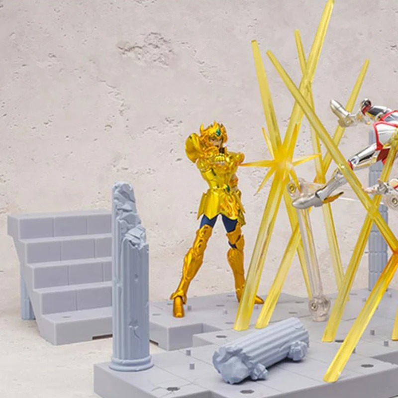 Оригинальная D.D. Панорама/DDP аниме Saint Seiya фигурка Миф Ткань Leo Aioria Aiolia с сценой