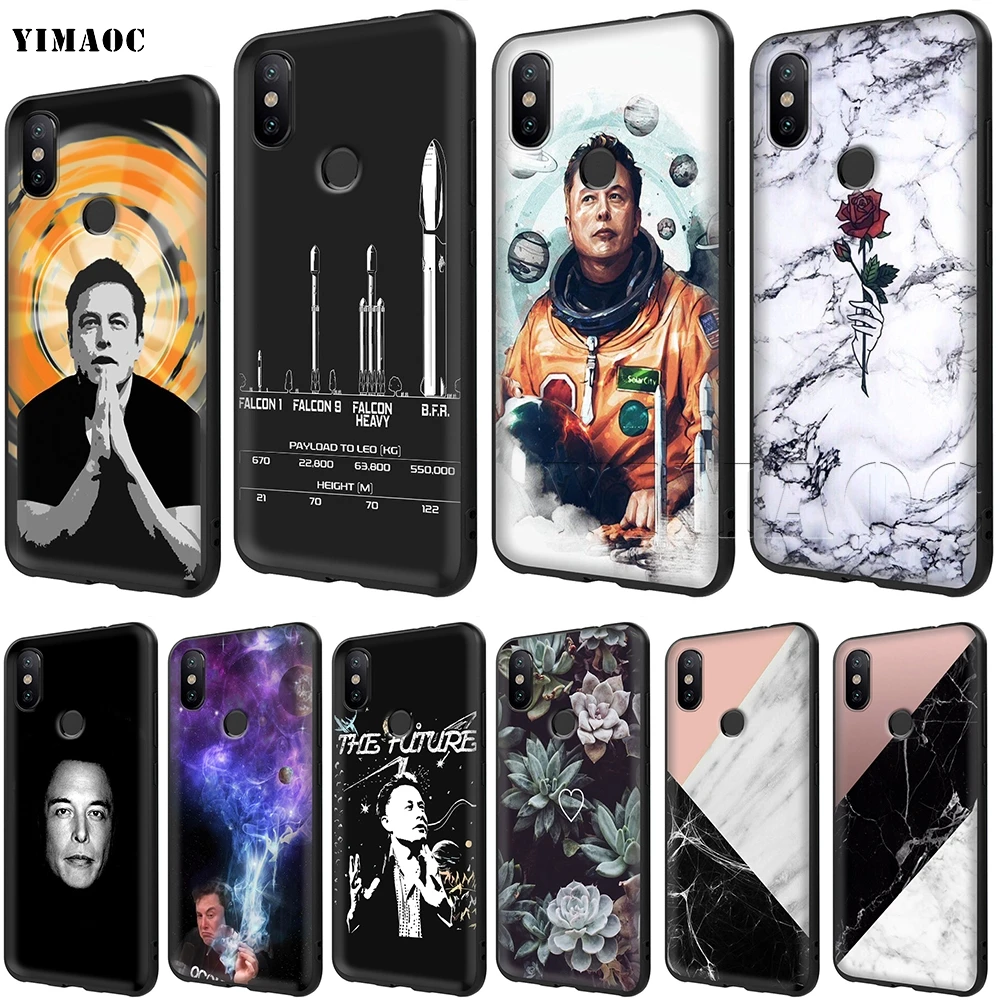 Силиконовый чехол YIMAOC Elon Musk для Xiaomi Redmi Note 4 4x 4a 5 5a 6 8 Pro Prime Plus | Мобильные телефоны и