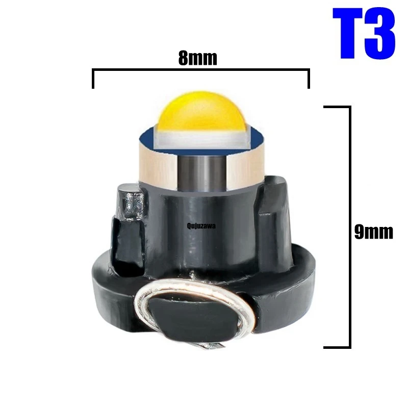 10 шт. T3 светодиодный, супер яркий, высокое качество, светодиодный, автомобильная доска, приборная панель, лампа, авто приборная панель, индикатор потепления, клиновой светильник, 10X