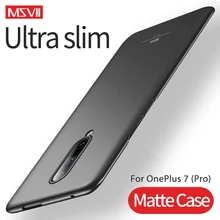 Case For OnePlus 7 Pro MSVII Hard PC Full Lightweight Matte Cover Ultra Slim Frosted Cover For OnePlus 6T 6 5T 5 Phone Case
