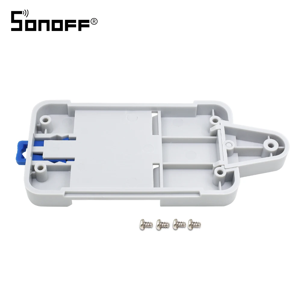 SONOFF для Basic/RF/Pow/TH10/16/Dual Wi-Fi Смарт-переключатель DR DIN лоток рейка Чехол Держатель Монтируется регулируемая крышка коробки для дома Alexa