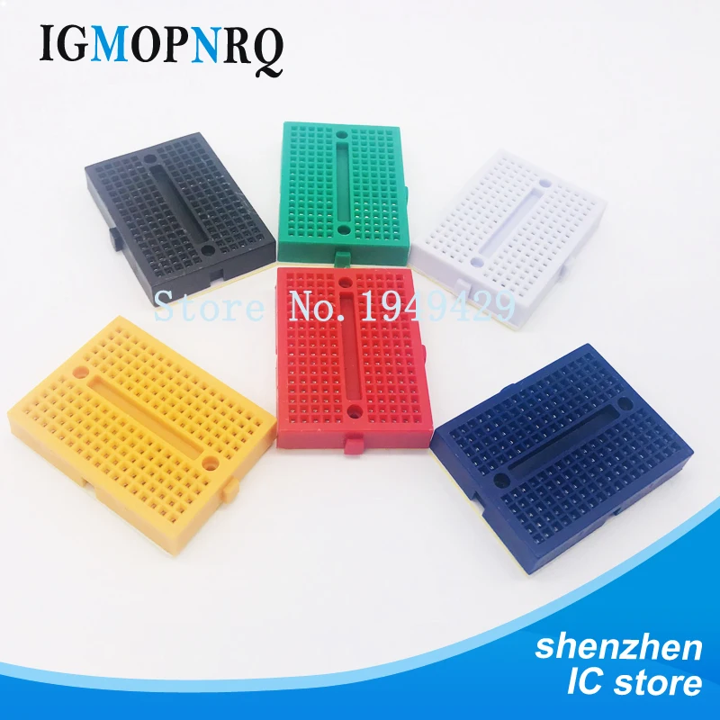 

5pcs SYB-170 Solderless Prototype Breadboard 170 Tie-points PCB Test Board