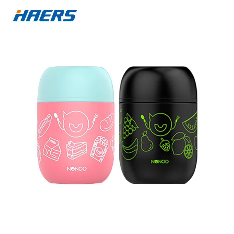 

Haers Candy Color Soup Food Thermos for Food Lunch Box 460ML