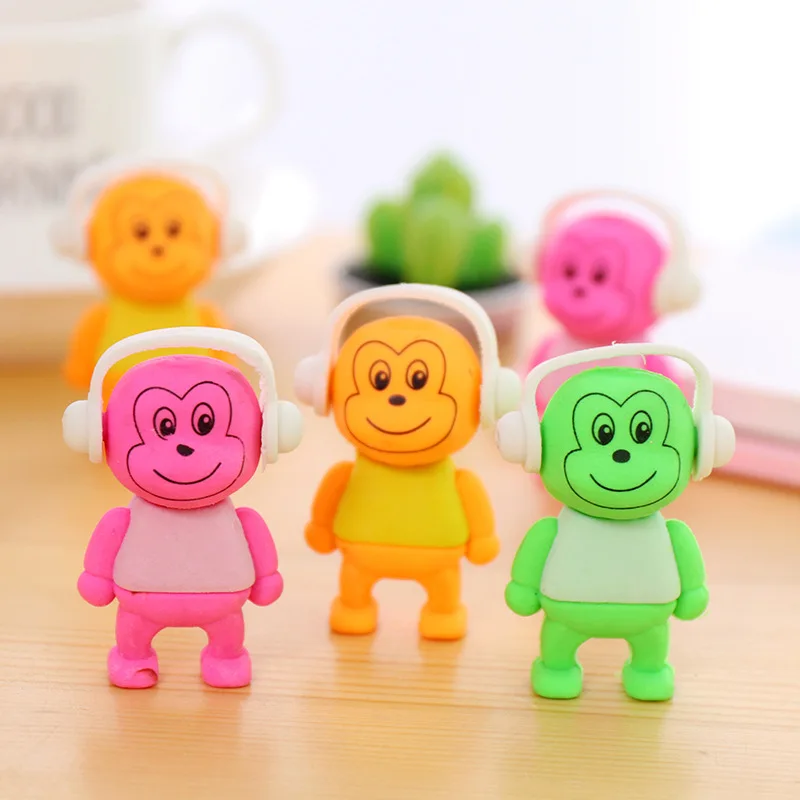 Buy Coloffice 5pc /lot music monkey eraser Correction