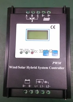 

LCD display PWM 500W 12V/24V auto Intelligent Wind Solar Hybrid Controller with Battery Overcharge Protection Function