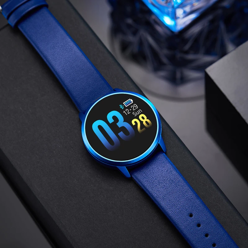 Смарт часы Newwear Q8 Q9 модные электронные для мужчин и женщин водонепроницаемый