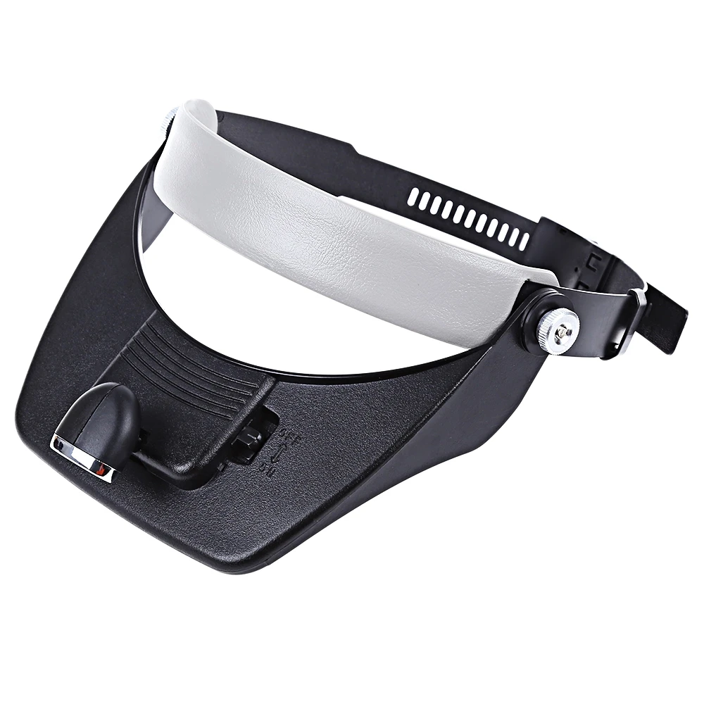 New Head mounted Magnifier With Illumination Head worn Magnifying Glass