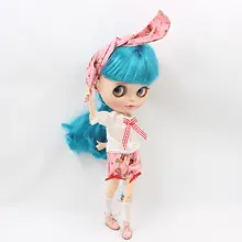 Наряды для девочек Blyth doll, костюм карамельного цвета, в том числе пышные брюки, одежда со средним рукавом, повязка на голову и носки для 1/6 года, BJD