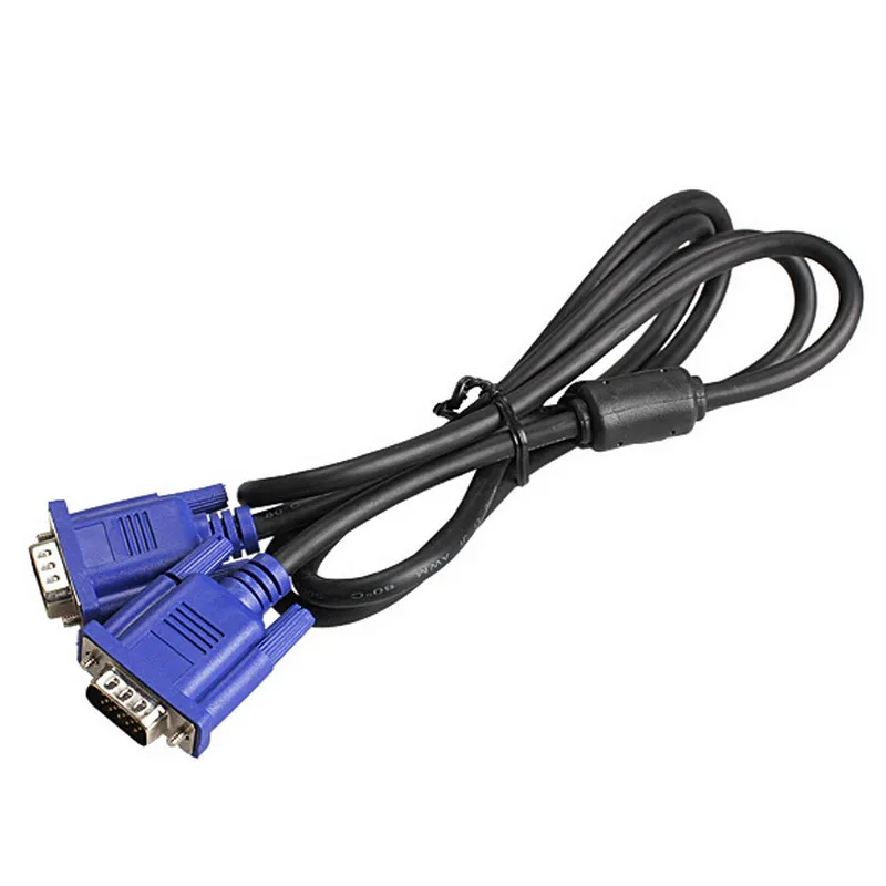 Premium 1.5M VGA To VGA 15pin Male to Male Monitor Cable for Laptop CRT