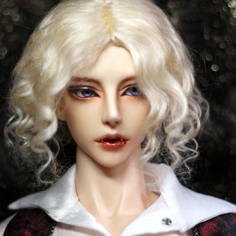 Cataleya bjd 1/3 большой женский темперамент, аристократический раскол, мохер, шерсть в рулонах, европейский стиль, короткие кудрявые волосы, парик