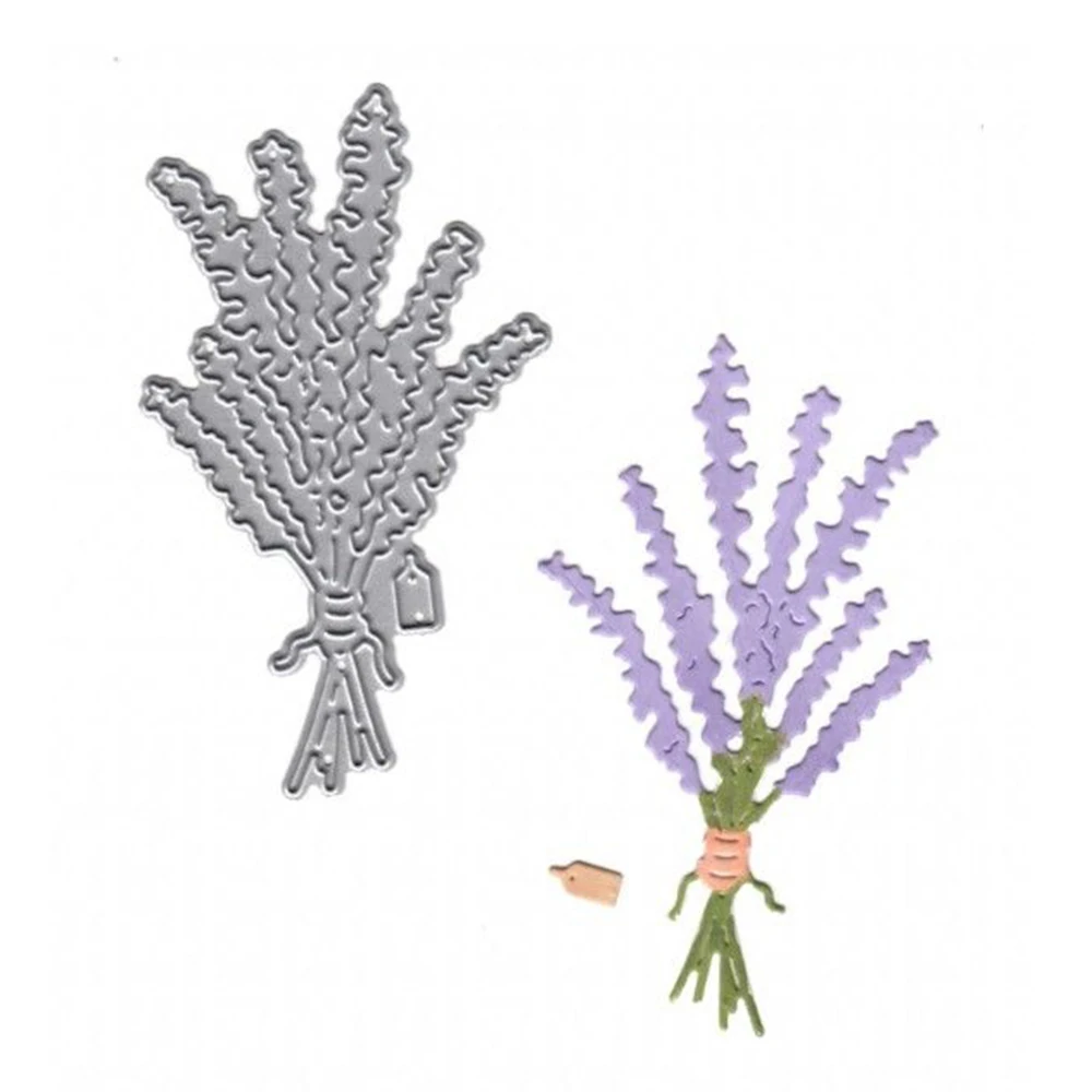 44x79mm Lavender Spray Metal Cutting Dies Stencil Scrapbooking Embossing Album Stamp Paper Card DIY Stencils 2019 New | Дом и сад