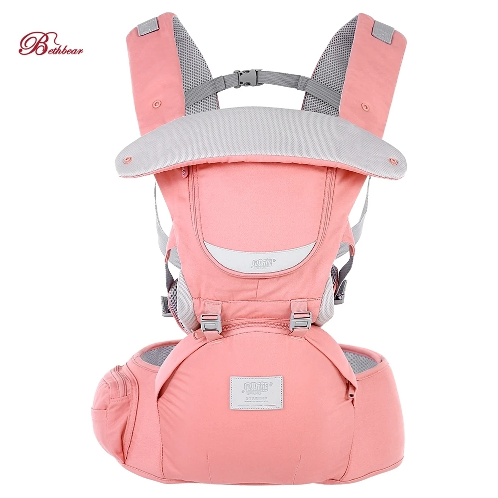 Bethbear Beth медведь 3 в 1 Hipseat эргономичный Baby Carrier 0-36 месяцев пряжкой удобные детские сетки Обёрточная бумага для слинг-рюкзак