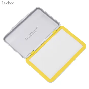 

Lychee Life 1pc Blank Ink Pad Creative Stamping Accessory Tools DIY Scrapbooking Crafts For Kids Children