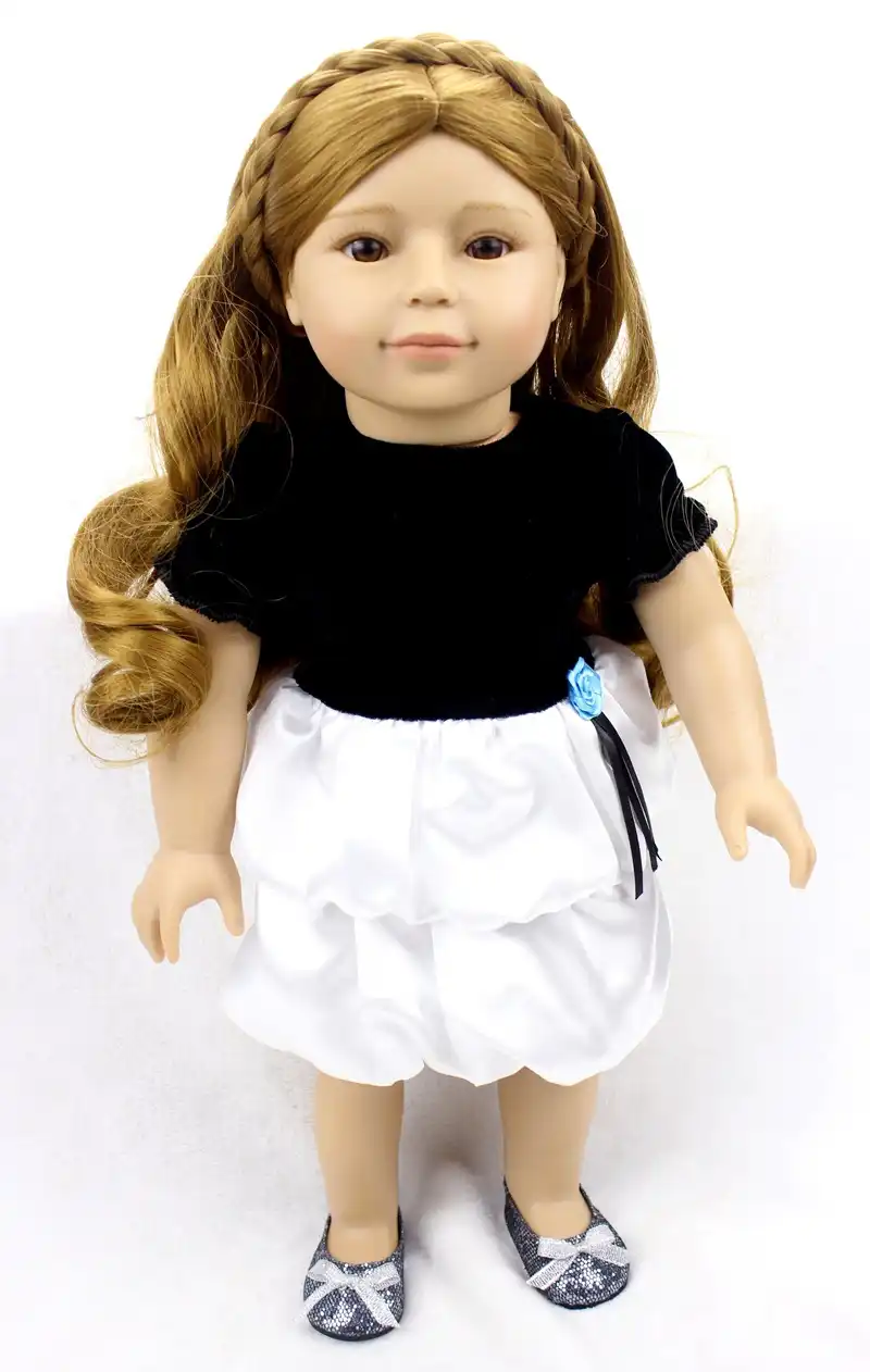 black and white baby dolls