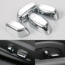 ABS Chrome Silver автомобиля Стульчики Детские Настроить кнопки планки Чехлы для мангала Кепки garlish ободок украшение для Chevrolet Camaro 2017