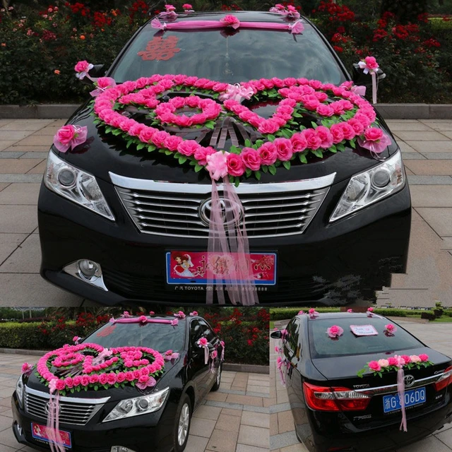 💋 Wedding Car - 👌🏻 LOVE, Special Marriage Car Decoration Ideas