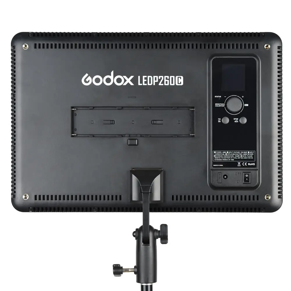 Godox фотостудия ультра тонкий LEDP260C 3300K~ 5600K студийный Видео непрерывный светильник лампа для камеры DV видеокамеры