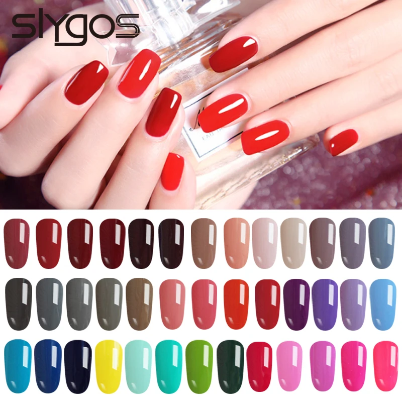 

SLYGOS Portable 6ml Nude Series Nail Polish Purple Red Black Gray Soak Off UV Gel Polish Lacquer Manicure Nail Art Tool Varnish