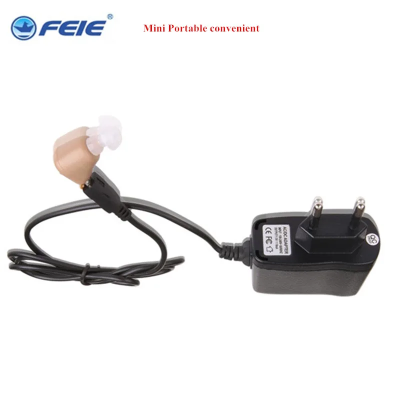 hearing aid rechargeable aids invisible charging deaf senior health drop shipping