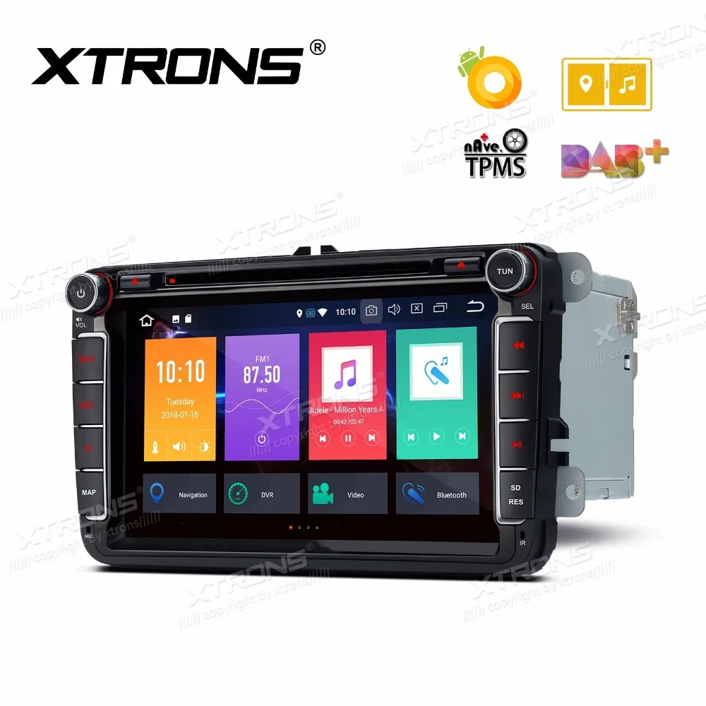 Perfect 8" Android 8.0 OS Car DVD Multimedia for vw Volkswagen Golf Passat Touran Tiguan Sharan Magotan Skoda Seat with 4GB RAM 32GB ROM 2