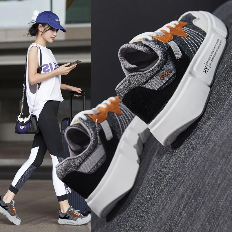 

MYCORON New 2018 Women White Boots Spring/Autumn High Tops Female Leather Shoes Black Lace Up Waterproof Schoenen Vrouw