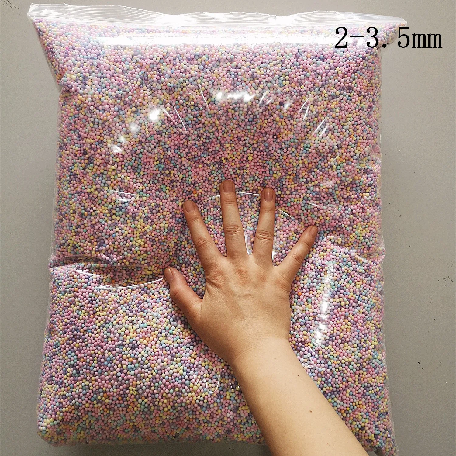 Sangramento da Lama da Neve do Natal Bola do Lodo Minúsculos da Espuma para o Enchimento da Espuma para Fontes Nenhum Partículas Acessórios Pequenos Grânulos 250g 2-3.5mm 2 Cheap Argila de modelagem