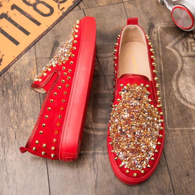 designer rivets leather shoes men luxury brand spiked male footwear rhinestones fashion dress wedding studded oxfords for men (26)