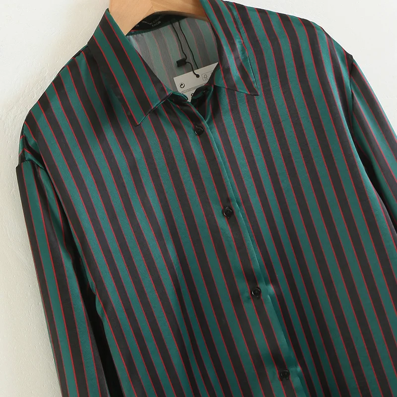 Womens Casual Green Red Black Vertical 