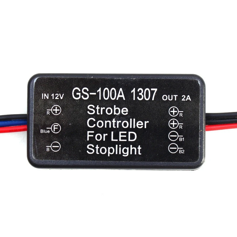 

Vehicle Car Gs-100a 1307 Led Brake Stop Light Strobe Flash Module Controller Led Light Controller