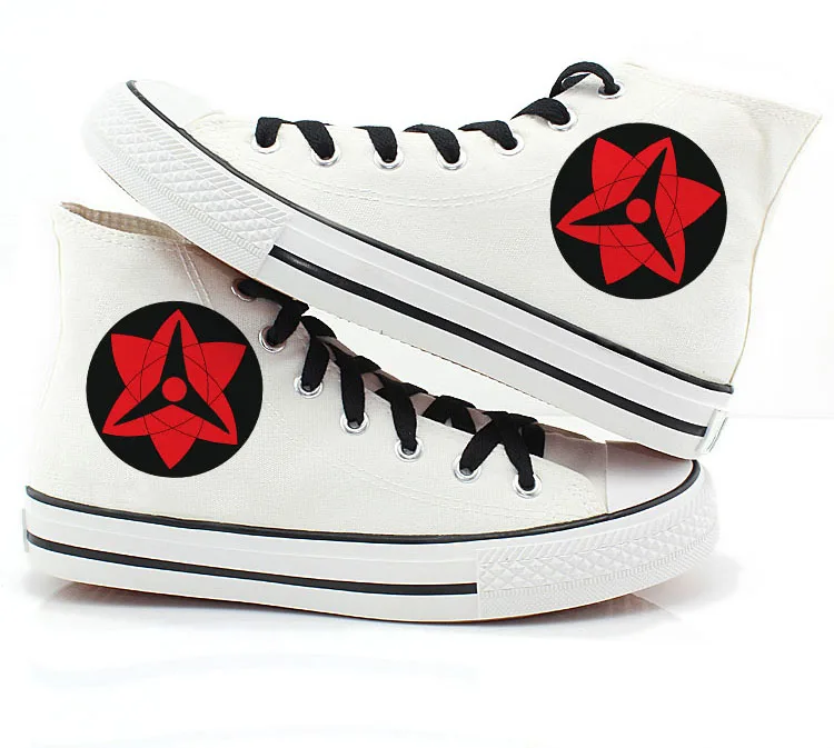 Unisex Anime Naruto Canvas Shoes Cool Printed High top Breathable boots for Halloween party Japan anime canvas boots 010905