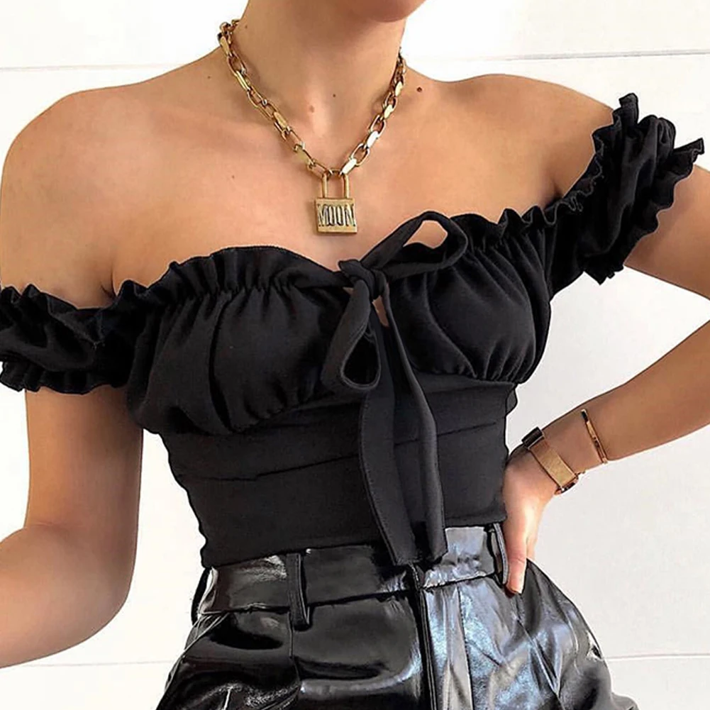 black corset bodysuit 2019 New Women Casual Short Bodysuit Off Shoulder Belt Jumpsuit Romper Playsuit Party Clubwear Color Black Green White sheer bodysuit