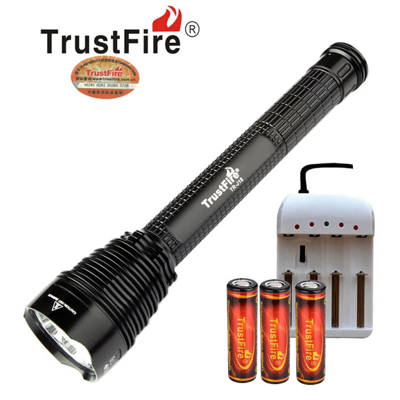 

TrustFire J12 5*LED Flashlights Tactical Flashlight Portable Lanterns 4500 LM CREE XML-L2 Spotlight 18650 Battery Fishing Torch