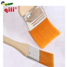 DHL 50 шт. бесплатно Qili нейлоновая кисточка с деревянной ручкой очиститель автомобильный легко чистить мягкая щетка деревянная Чистящая Щетка