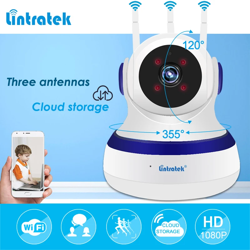 IP Wifi Security Camera Cloud Storage 1080P Wi Fi Mini Onvif PTZ Ipcam P2P Home Baby