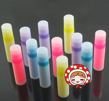 

2017 New 1000pcs Empty Candy color lipstick tubes Plastic colorful lip balm tubes 3g lipstick tube