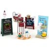 Zakka Résine Mini Chien Chat Chiot Bonsaï Miniature Figurines Flowerpot Terrariums Jouets Jardin Stands Décoration Animal Ornements ► Photo 2/5