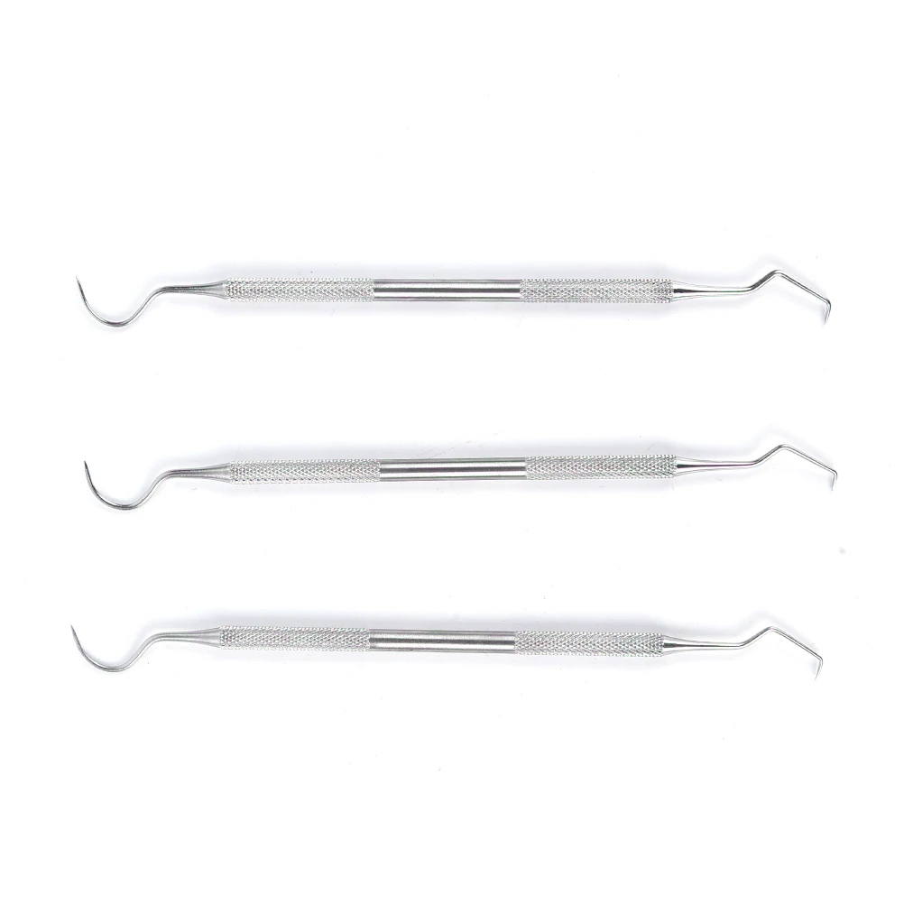 1PCS Double Ends Dentist Teeth Clean Hygiene Explorer Probe hook Pick