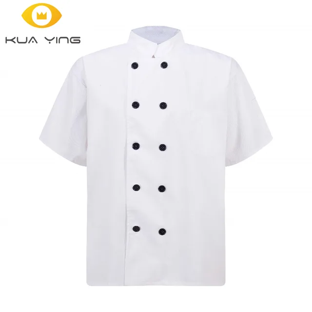 Chef Coat Unisex chefs wear Short Sleeve man chef uniform summer chefs