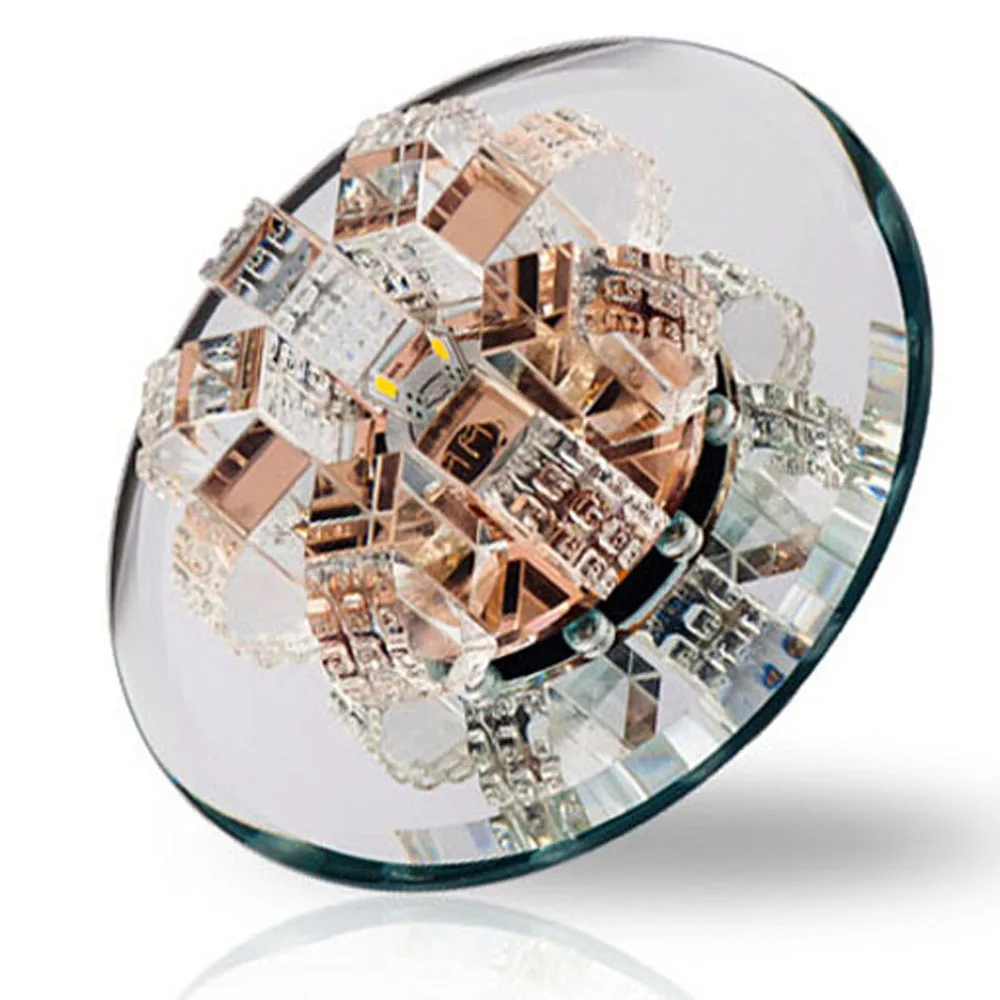 Креативные светодиодные прожекторы освещение для прохода хрустальная лампа