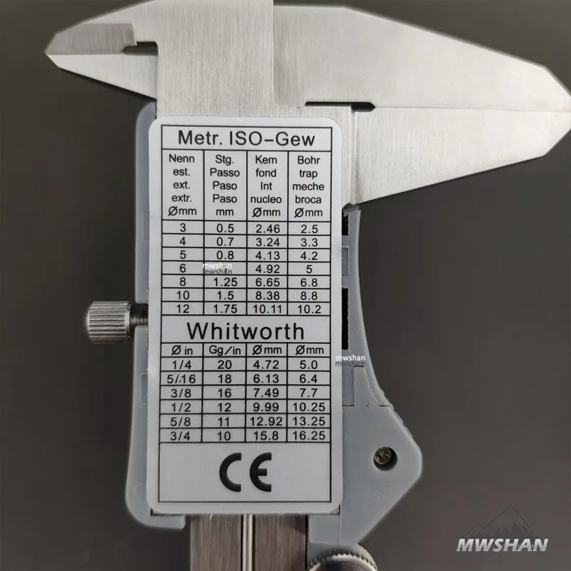 STW AB00215102 металлический штангенциркуль с электронным цифровым дисплеем 0 01 мм 150