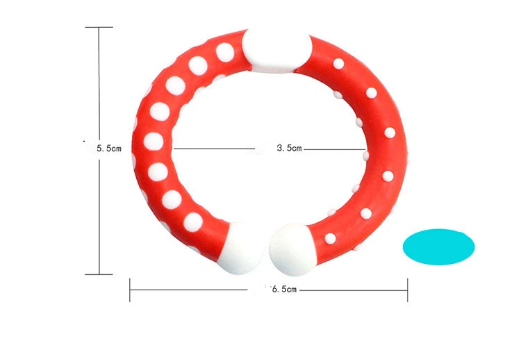 Горячий 6 шт детский Прорезыватель детская игрушка-погремушка красочные радужные кольца кроватка на кровать коляску подвесная украшение игрушки подарок для детей