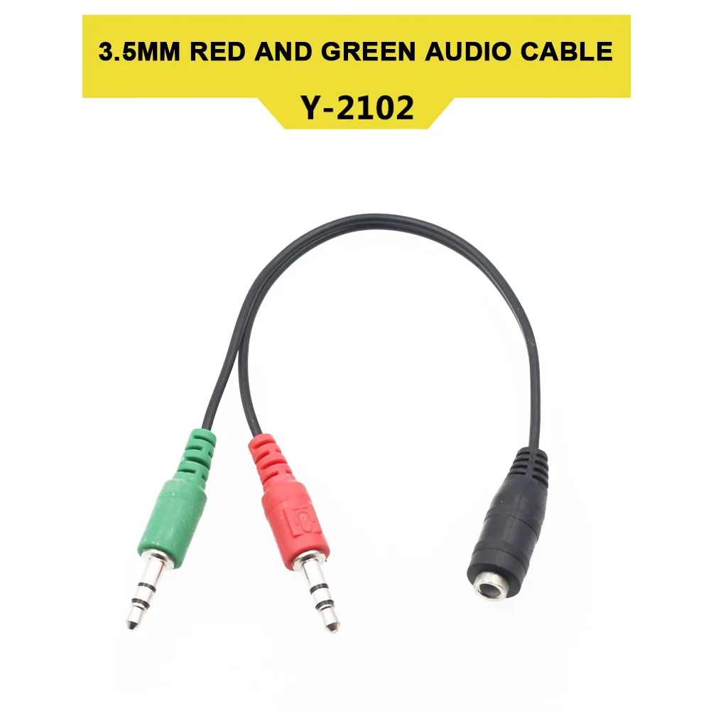 

Universal 3.5mm Stereo Audio Female Jack to 2 RCA Male Socket to Headphone Y Adapter Cable SIR Shop